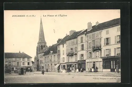 AK Jouarre, La Place et l`Église