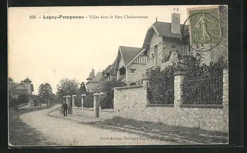 AK Lagny-Pomponne, Villas dans le Parc Chabanneaux