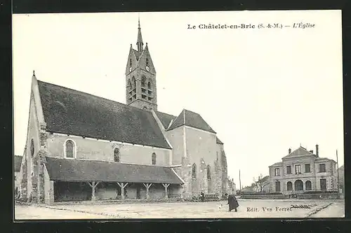 AK Le Châtelet-en-Brie, L`Église