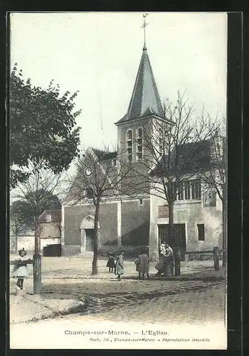 AK Champs-sur-Marne, L`Eglise