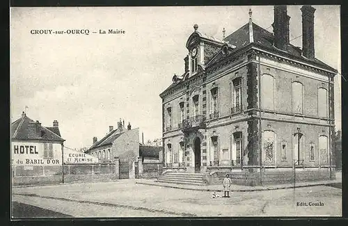 AK Crouy-sur-Ourcq, La Mairie