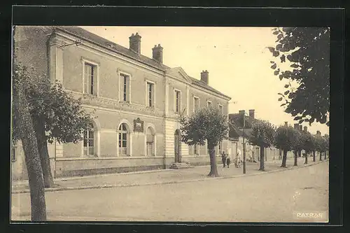 AK Beaumont-du-Gatinais, Hotel de Ville, Rathaus