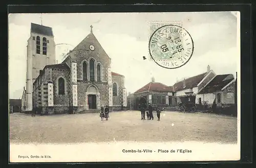 AK Combs-la-Ville, Place de l`Eglise
