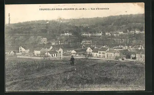 AK Courcelles-sous-Jouarre, Vue d`Ensemble