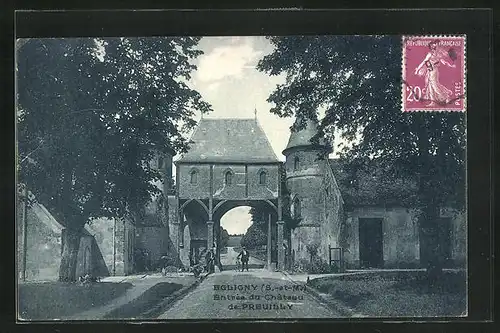 AK Egligny, Entrée du Château de Preuilly