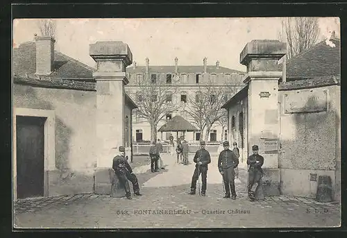 AK Fontainebleau, Quartier Château