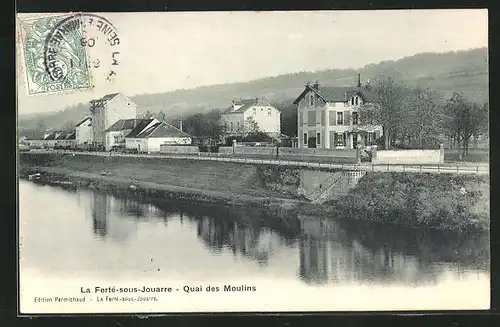 AK La Ferté-sous-Jouarre, Quai des Moulins