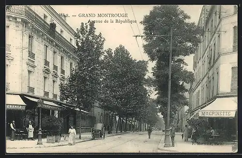 AK Grand-Montrouge, Avenue de la Republique, Avenue Verdier