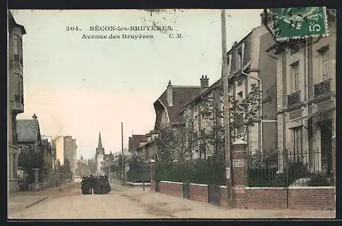AK Bècon-les-Bruyeres, Avenue des Bruyères