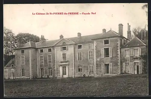 AK St-Pierre-du-Fresne, le Chateau, Facade Sud