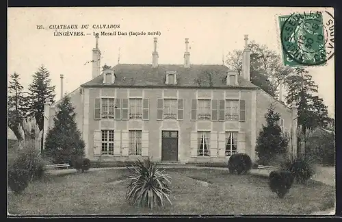 AK Lingèvres, le Mesnil Dan, facade nord