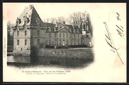 AK St-André-d`Hébertot, Une vue du Chateau