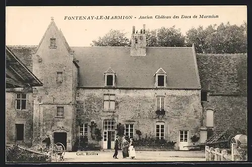 AK Fontenay-le-Marmion, Ancien Chateau des Ducs de Marmion