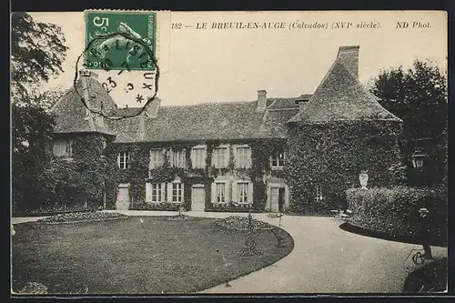 AK Le Breuil-en-Auge, le Chateau