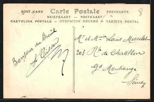 AK Le Breuil-en-Auge, le Chateau