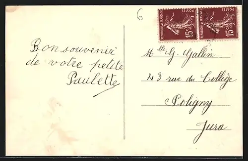 AK Breuil-en-Auge, Vue sur la Vallée