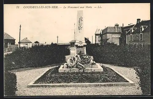 AK Courseulles-sur-Mer, le Monument aux Morts