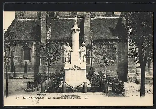 AK Ouistreham, le Monument aux morts