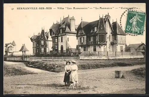 AK Hermanville-sur-Mer, Villas Les Marmousets, La Marmaille, Clémence