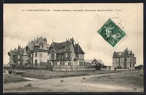 AK Lion-Hermanville, Chalets Clémence, Marmaille, Marmouset, Hermanvillette