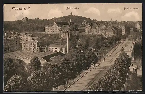 AK Plauen i. V., Bärenstein, Breitestrasse