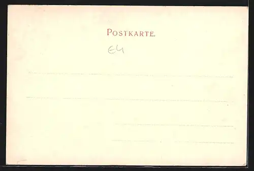 AK Eisenach, Karlsplatz mit Denkmal