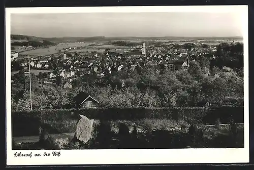 AK Biberach an der Riss, Totalansicht aus der Vogelschau