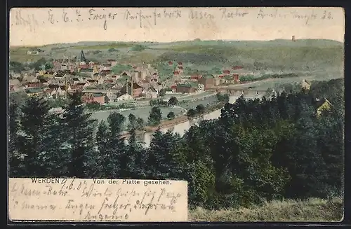 AK Werden, Von der Platte gesehen