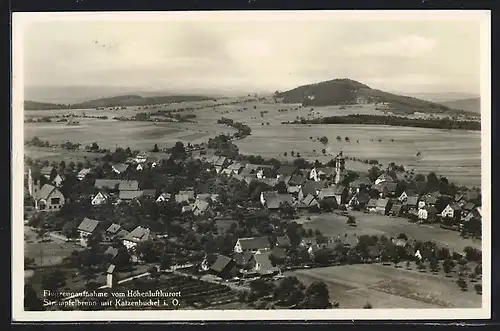 AK Strümpfelbrunn, Fliegeraufnahme des Ortes