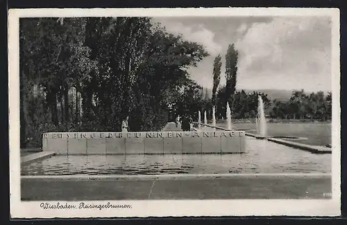 AK Wiesbaden, Reisingerbrunnen