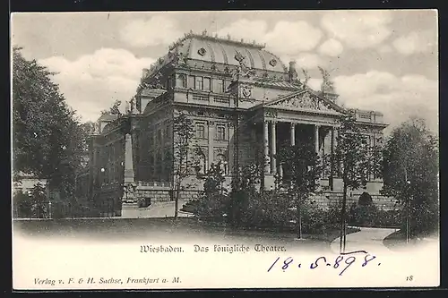 AK Wiesbaden, Das königliche Theater