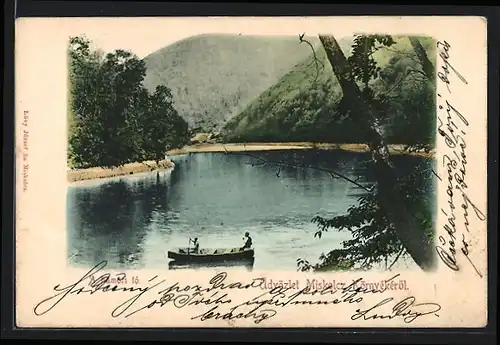 AK Miscolcz-Környeke, Bootspartie, Panorama