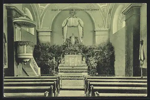 AK Eger, Angol kisasszonyok templomának belseje