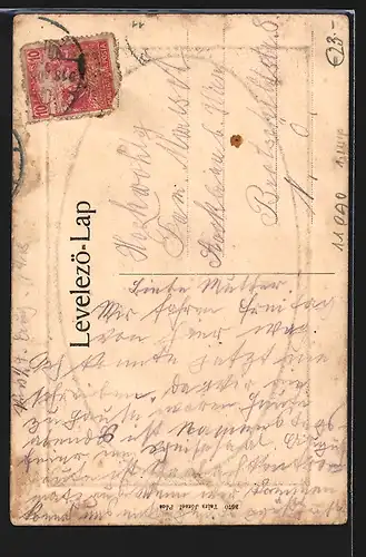 AK Pécs, Belv. plebánia templom a Szt. Haromsaggal