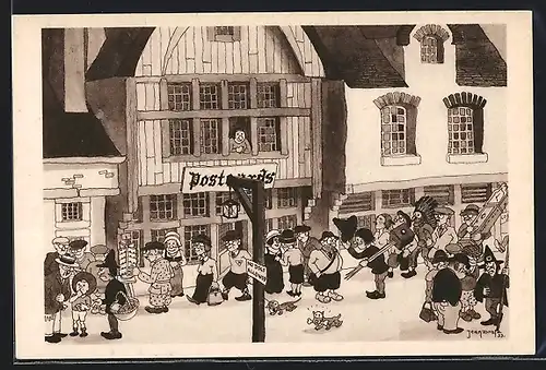 Künstler-AK sign. Jean Dratz: Chicago, World`s Fair 1933, Picturesque Belgium, Postcards-Shop