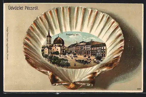 Präge-Lithographie Pecs, Szecheny-ter