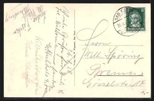 AK Bad Essen, an der Trinkquelle