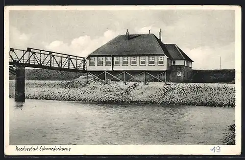 AK Nordseebad Eckwarderhörne, Strandgaststätte Bahnhof