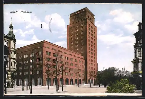 AK Köln a. Rhein, am Hochhaus