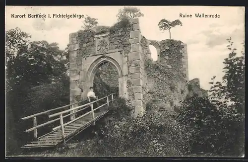 AK Berneck i. Fichtelgebirge, Ruine Wallenrode