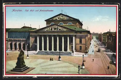 AK München, Kgl. Hof- und Nationaltheater