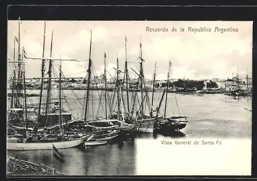 AK Santa Fe, Vista General, Recuerdo de la Republica Argentina