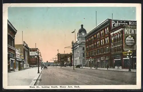 AK Moose Jaw, Sask., Main Street looking South