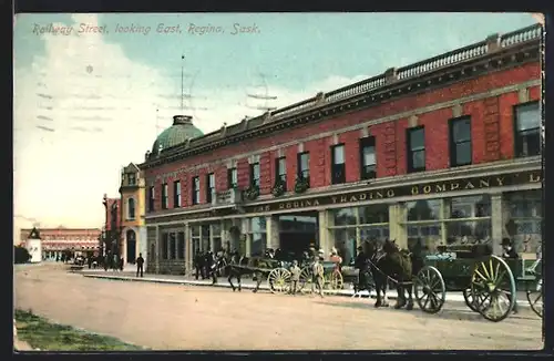AK Regina, Sask., Railway Street looking East