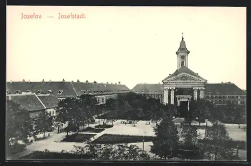 AK Josefstadt, auf dem Stadtplatz