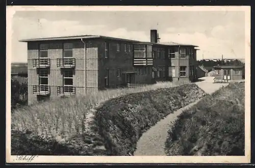 AK St. Peter, Hotel Dr. med. Felten Nordsee-Kuranstalt Goldene Schlüssel in den Dünen