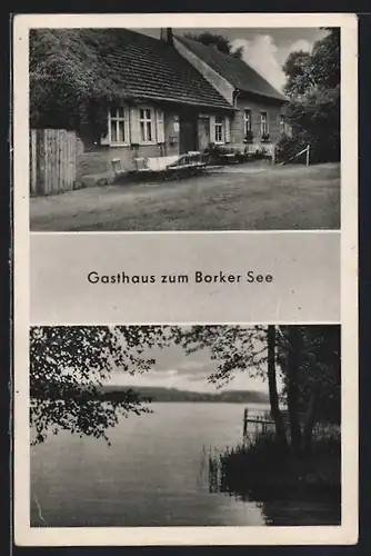 AK Bork, Gasthaus zum Borker See