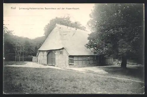 AK Kiel, Schleswig-Holsteinisches Bauernhaus auf der Kruse-Koppel