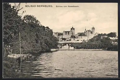 AK Bad Bernburg, Schloss vom Kesselbusch