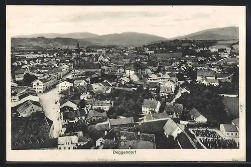 AK Deggendorf, Blick über die Ortschaft